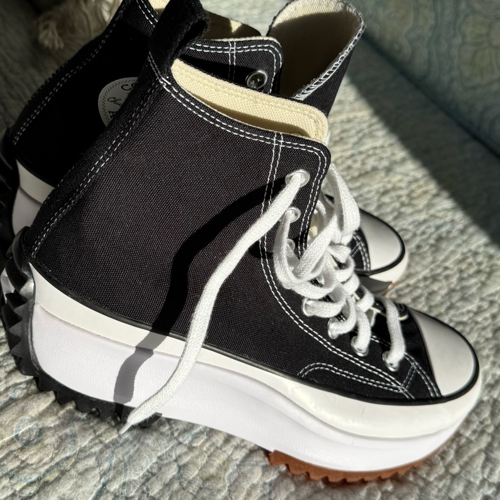 Chuck Taylor® All Star® Run Star Hike High Top Platform Sneaker (Unisex) - Picture 12 of 15